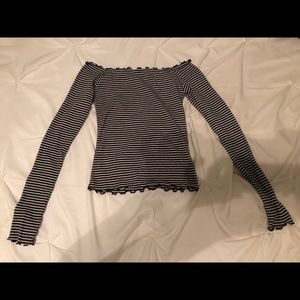 Off the shoulder shirt